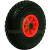 UTENSILERIA 1PZ RUOTA PIENA PER CARRELLI PORTASACCHI CERCHIONE PLASTICA Ï MM.260: