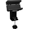 ICY BOX IB-MSA106HH - Supporto per ciabatta e presa USB, universale, con fissaggio rapido grazie al morsetto da tavolo con passacavo posteriore da 40 a 60 mm