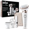 Braun Silk-pil 9 Flex 9-360 3D Epilatore Elettrico Donna Per Epilazione Semplice