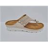 Riposella Infradito Donna Adele in Ecopelle Traforata - BEI (Beige)