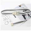 Cintura Unisex Intrecciata Cintura Con Fibbia In Metallo Color Caramello +