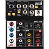 ITALIAN STAGE IS 2MIX3UB Mixer Audio Compatto 3 Canali Usb Bluetooth Echo NUOVO