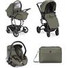Cam Taski Sport - Passeggino Trio Leggero Modulare da 0-4 Anni 0-22 Kg Verde