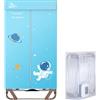 Uten Asciugatrice Pieghevole 140Cm, 1500W Asciugatrice Elettrica Portatile, Kinstalla