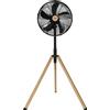 Zephir Ventilatore a Piantana a Pale Ø 40 cm 3 velocità Oscillante Nero Zephir PL41TR