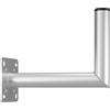 goobay SAT SUPPORTO DA PARETE CON FORO PER BALCONE SUPPORTO PARABOLA ANTENNA UNIVERSALE