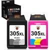 COCCINK 305XL Cartucce d inchiostro per HP 305 XL Compatibile con DeskJet 2800e 2810e
