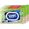 Tempo Salviette umidificate, delicate e sensibili, 4 x 42 panni