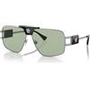 Versace Occhiali da Sole VE 2251 Gunmetal/Green 63/12/145 Uomo