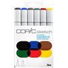 COPIC, Sketch 6set Bold Primary, (SKST6-BOLD)