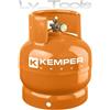 KEMPER BOMBOLA GAS RICARICABILE 2KG VUOTA KEMPER CAMPEGGIO TRASPORTABILE