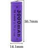 multimarche BATTERIA LITIO 14500 RICARICABILI 3800MAH 3,7V Pile PER TORCIA GIOCATTOLI RASOIO