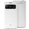 Puro Custodia per Samsung Galaxy S4 Mini Sacca Bianca Display Vista Cover Marca Puro