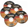 Hoteche DISCO ABRASIVO PER SMERIGLIATRICE 115 MM KIT 5 DISCHI TAGLIA FERRO METALLO