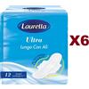 LAURELLA 6 PZ LAURELLA ULTRA LUNGO CON ALI-12 ASSORBENTI USO DIURNO E NOTTURNO