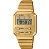 Casio OROLOGIO CASIO A100WEG-9A SERIE EDGY VINTAGE GOLD ORO CLASSICO DIGITALE A-100