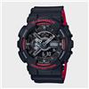 Casio G-Shock GA-110HR-1A | Orologio analogico-digitale nero e rosso |...