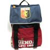 In Primo Piano Zaino Scuola estensibile Genoa CFC 1893 prodotto ufficiale