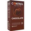 CONTROL CONDOMS CONTROL - ADAPTA CHOCOLATE CONDOMS 12 UNITS