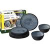 BRUNNER Set stoviglie da Campeggio (Set 12 Pezzi) per 4 Persone - Midday Venetian - in melamina Stone Touch di Alta qualità, Antiscivolo e Resistente