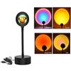 Lampada Proiettore LED Atmosfera Tramonto Sole Arcobaleno Snodabile USB
