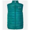 EA7 EMPORIO ARMANI Gilet Uomo Ea7 Emporio Armani Piumino Smanicato Full Zip Logo 8NPQ01 1839 Verde