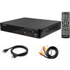 LONPOO Lettore HD DVD per TV, Multi Regione Libera Lettori DVD CD Con Uscita HDMI & AV,