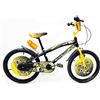 RESET BICI BICICLETTA BAMBINO RESET GRAND PRIX BOY 20'' SENZA CAMBIO NERA