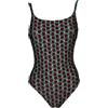 JUSTMINE costume donna intero double-face fantasia bolle A706 1140 MADE IN ITALY