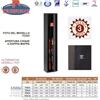TECHNOMAX CASSAFORTE ARMADIETTO SICUREZZA PORTAFUCILI TECHNOMAX SERIE TCH/3 per 3 POSTI