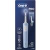Oral-B Vitality Pro Spazzolino da denti elettrico per adulti, regalo per la festa della mamma per lei/lui, 1 manico, 2 testine, 3 modalità di spazzolatura tra cui Sensitive Plus, spina UK a 2 pin, blu