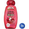 Garnier 3x Garnier Ultradolce Bambini Shampoo 2In1 Alla Ciliegia E Mandorla Dolce 300Ml