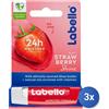 Labello 3x Labello Burrocacao Fragola/Strawberry Shine 85072