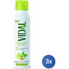 Vidal 3x Vidal Deodorante Spray 150 Ml. Bergamotto & Zenzero Made In Italy