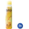 Malizia 3x Malizia Deodorante Spray 100 Ml. Vanilla Donna