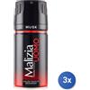 Malizia 3x Malizia Deodorante Spray Uomo 150 Ml. Musk