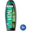 Vidal 3x Vidal Doccia 250 Ml. Menta & Ginkgo Made In Italy