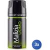 Malizia 3x Malizia Deodorante Spray Uomo 150 Ml. Vetyver
