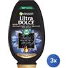 Garnier 3x Ultradolce Garnier Balsamo 200 Ml. Carbone Magnetico Made In Italy