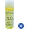 Crazystock selected 3x Olea Bagno/Doccia 30 Ml.Flacone Minitaglia