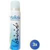 Malizia 3x Malizia Deodorante Spray 100 Ml. Brivido Donna