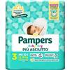 Pampers Baby-Dry 3 4-9 Kg. 20 Pezzi Pannolini Midi Made In Italy