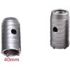 FRESA PER MURO 40 MM CAROTATRICE A TAZZA DA TRAPANO PER FORARE CEMENTO PIETRA