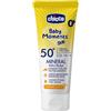 Chicco Baby Moments Sun 75 Ml. SPF50+ Crema Mineral Sun Cream Bambini Neonati 0+