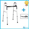 Wimed DEAMBULATORE GIRELLO 4 PUNTALI + 2 RICAMBI CON RUOTE GIRELLO DISABILI E ANZIANI