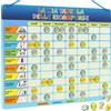 AURANOW Tabella Delle Ricompense per Bambini - Incl. 280 Magneti - Sistema Di Ricompense