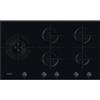 Whirlpool Piano Cottura Whirlpool GOWL 958/NB 86cm 5 Fuochi a Gas Vetro Nero