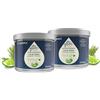 Glade 2 PZ Candela Glade Aromatherapy, Fragranza Calm Mind, Bergamot Lemongrass, 260gr