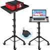 CAHAYA Supporto per Proiettore da Terra con Ruote Altezza Regolabile stand Universale per Laptop PC Videoproiettore CY0332