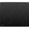 Indesit Piano Cottura Induzione INDESIT 4 Fuochi Nero Vetroceramica Larg. 60 cm AAR160C